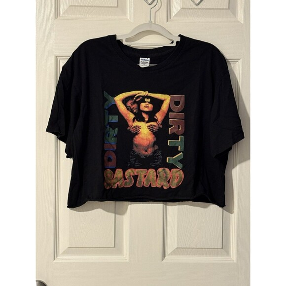 Ol Dirty Bastard ODB Crop Top Size XL Wu Tang Rap Hip Hop Shimmy Ya Vintage - Picture 1 of 3